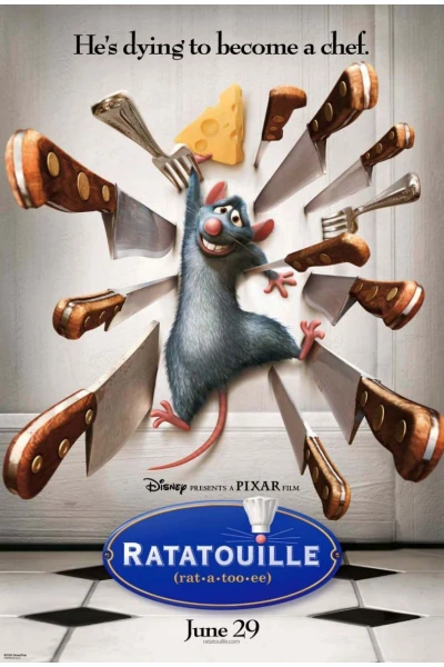 Ratatouille Danois Voix