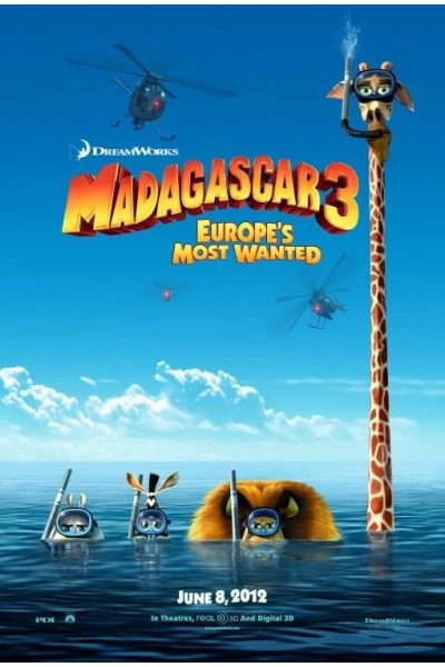 Madagascar 3 Swedish Voices