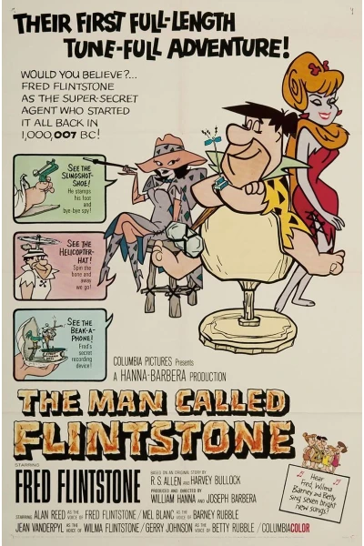 O Agente Flintstone - O Agente 777 1/2 Sueco Vozes